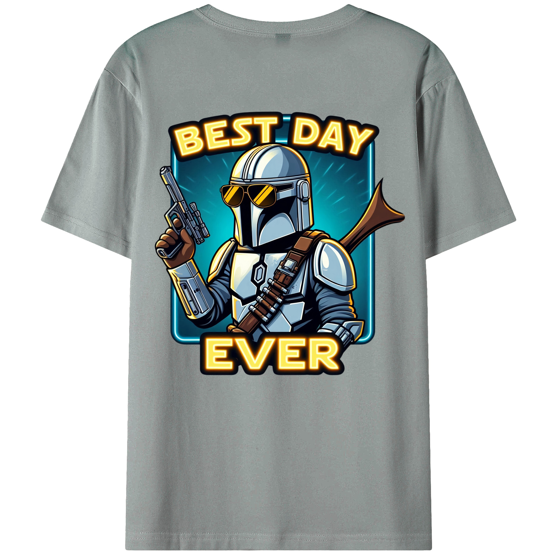 （画像用） スター・ウォーズ Star Wars 綿100％ メンズ半袖Tシャツ（バックプリント） 通気性